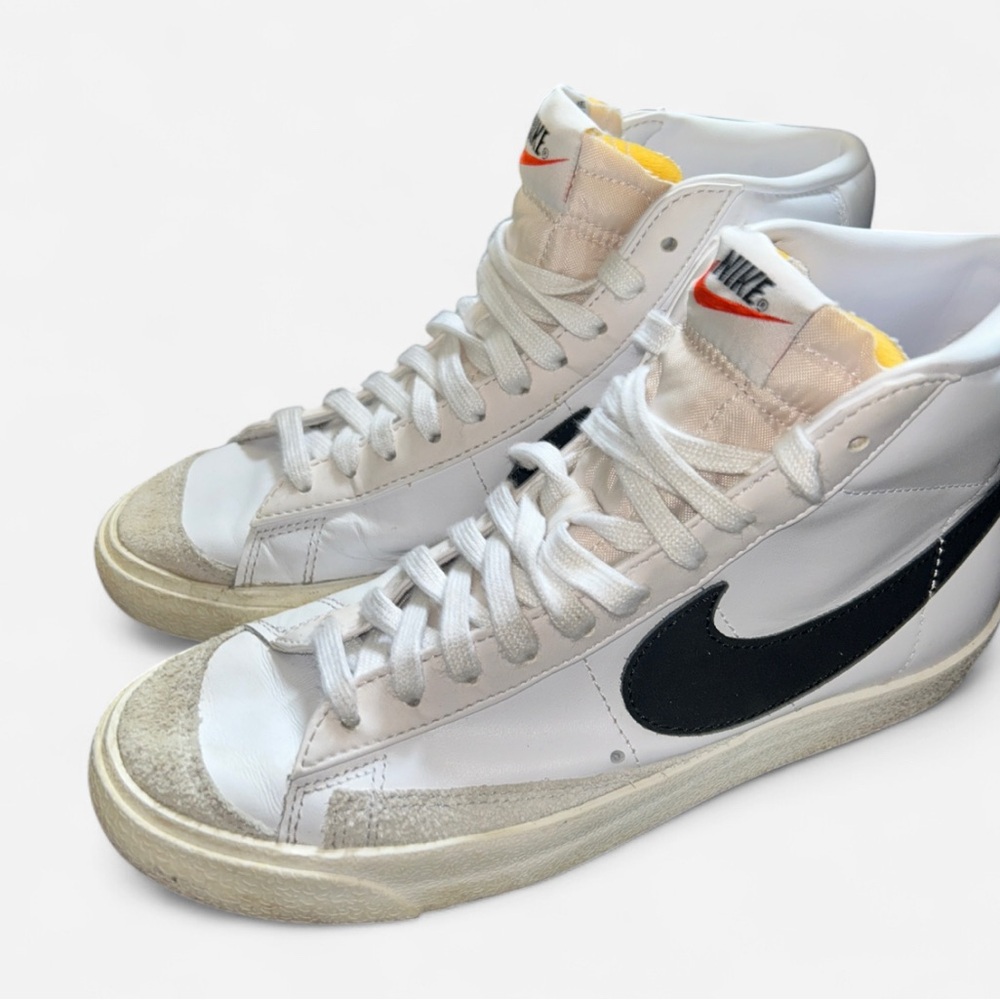 Nike White and Black High-Tops - Picture 4 of 7
